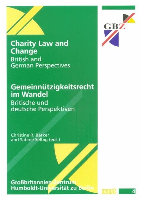 Charity Law and Change: British and German Perspectives