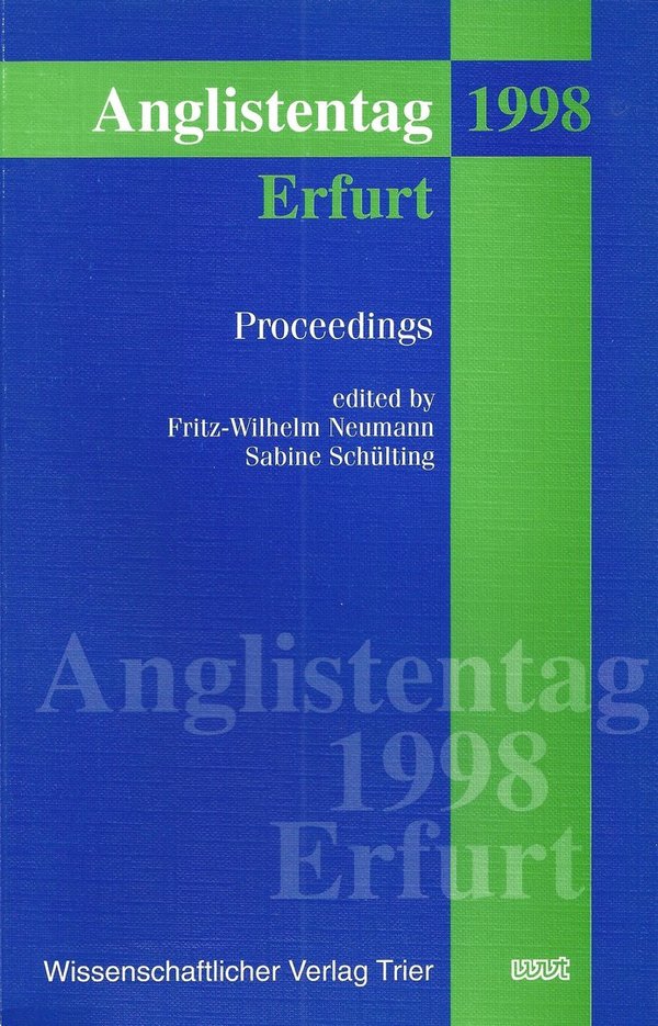Anglistentag 1998 Erfurt