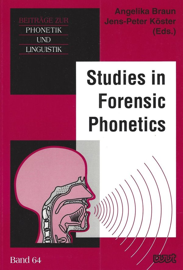 Studies in Forensic Phonetics